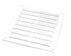 Ventilador 15x15cm persiana plástico branco teicocil