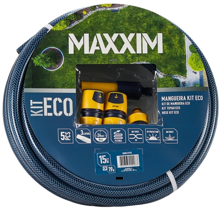 Mangueira Jardim Kit ECO 19mm 15m MMKE1915- MAXXIM
