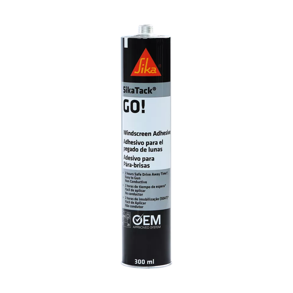 Adesivo Para-Brisas SikaTack Go Preto 300ml - SIKA