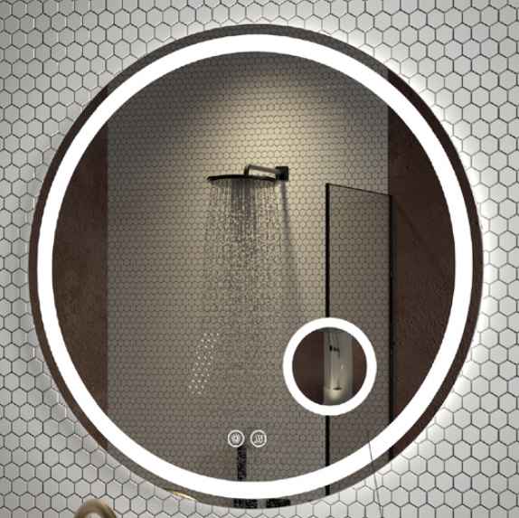 Espelho Circular c/Lupa Glass 80 - AFJ