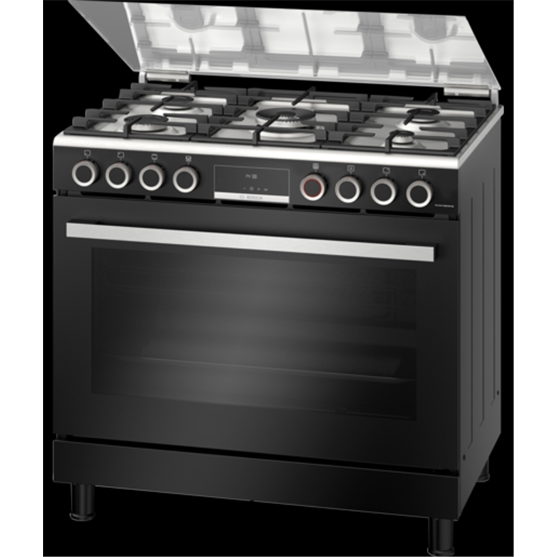 Fogao Gas 90 S6 c/Forno Preto HGX5G7W81S - BOSCH