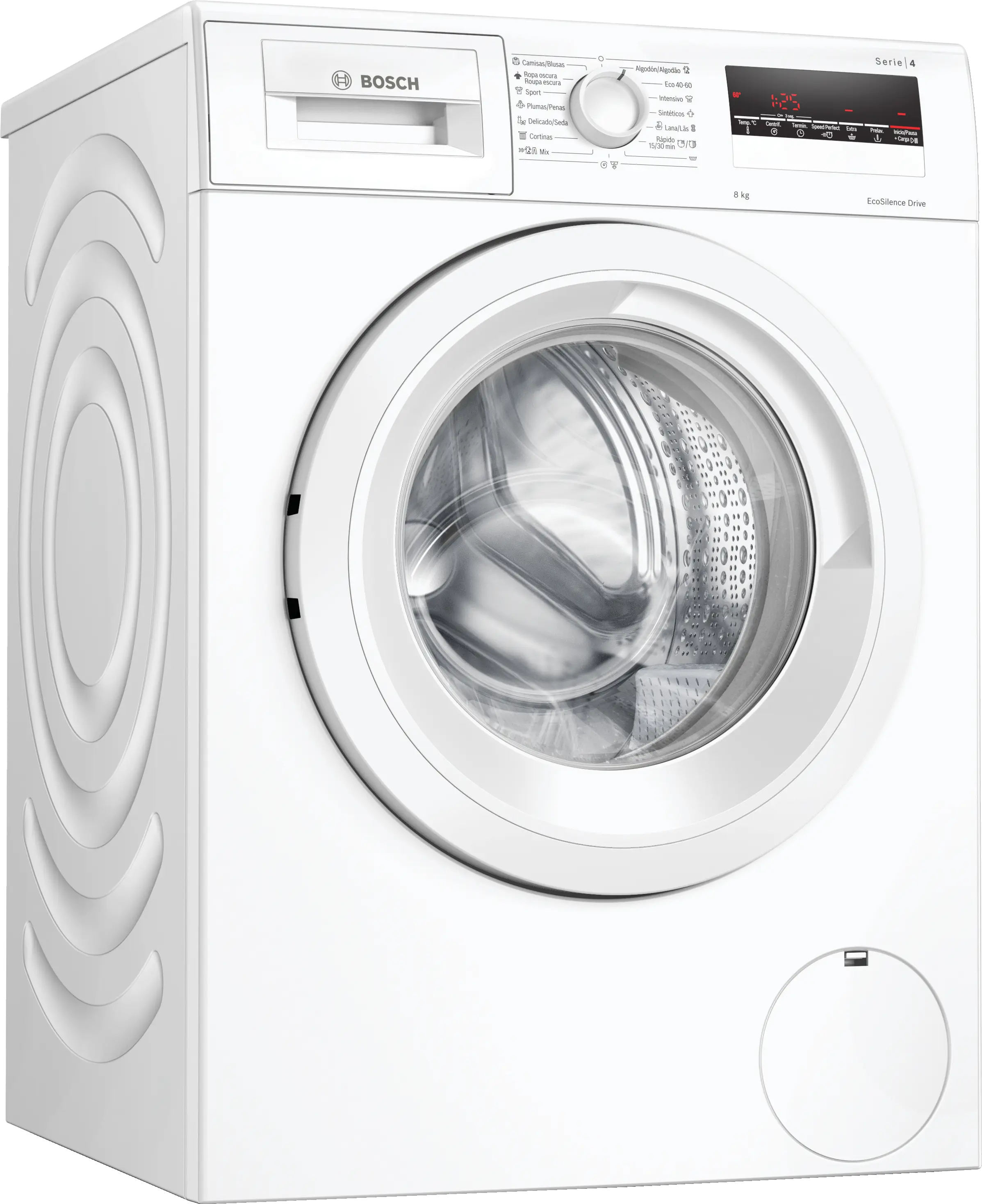 Maquina Lavar Roupa WAN28280ES 8kg S4 Bco - BOSCH
