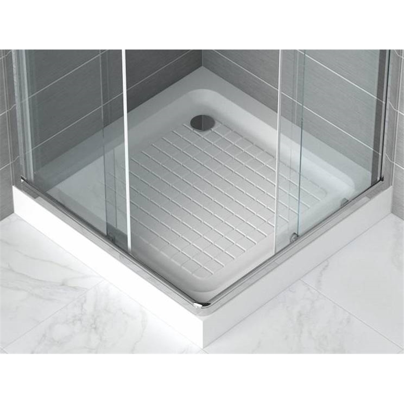 Base Chuveiro Acri c/Pes Quad 800x800mm - AFJ