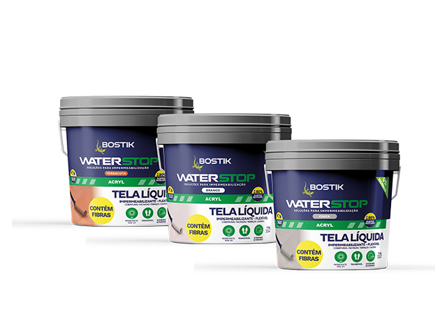 Tela Liq Fibras Imperm WATERSTOP Terra 21Kg-BOSTIK