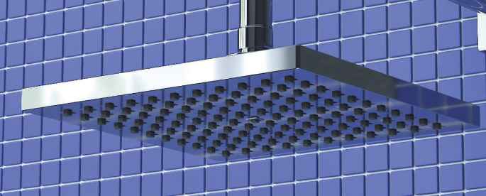 Chuveiro Pinha Quadrado Rio Cromado - AFJ