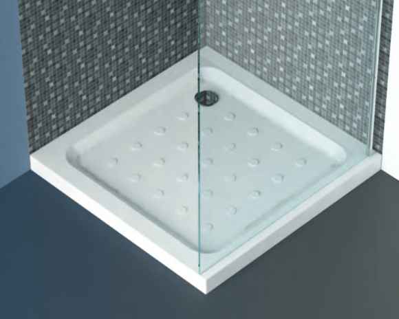 Base Chuveiro Acri Extra Plana Quad 900x900x70-AFJ