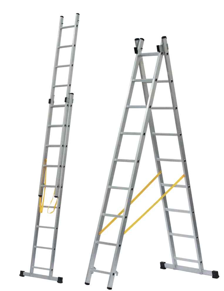 Escada Alum Dupla Trek 2x14 Degraus - TEICOCIL