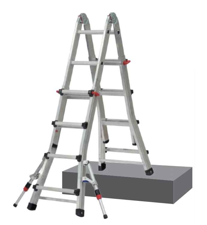 Escada Articulada Teleflex Alu 4+4 Degr-TEICOCIL