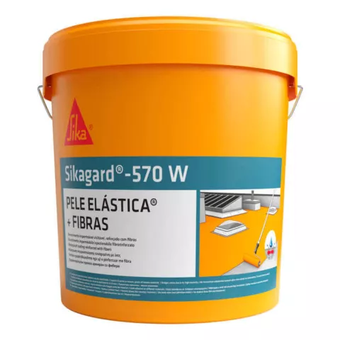 Pele Elast SIKAGARD 570W Fibras Telha 5Kg- SIKA