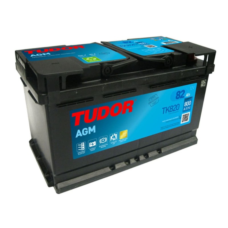 Bateria Auto Micro-Hybrid AGM TK820 80AH - TUDOR