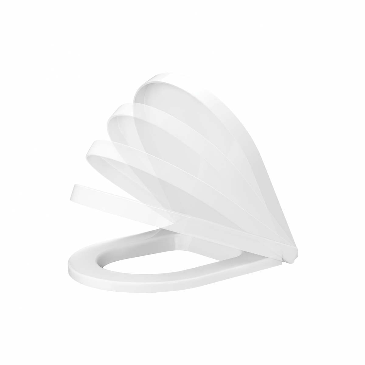 Tampo Sanita Soft-Close-Clip-Off CORAL - SANITANA