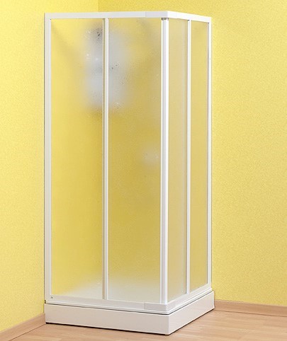 Resguardo Base Duche ACRIL 70x70x1850 VIANA Bco