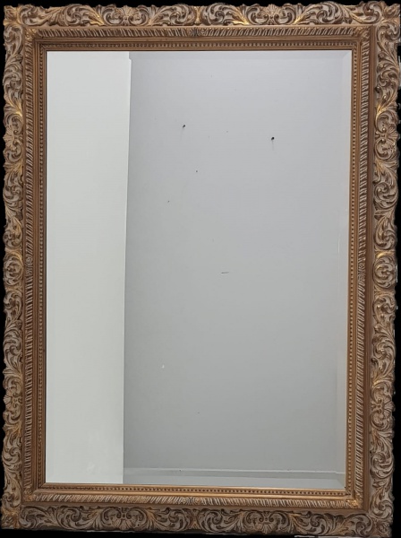 Espelho 90x64 Moldura Madeira - PALANCA