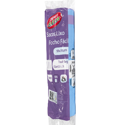 Saco Lixo 30L 55x55cm BL15 - SMARTCLEAN