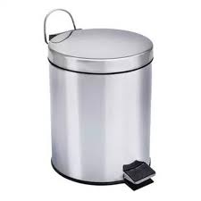 Balde Lixo Inox 5L c/Pedal - BERILO