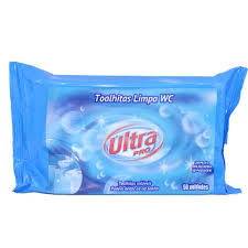 Toalhitas Limpeza WC 60Un - ULTRA PRO