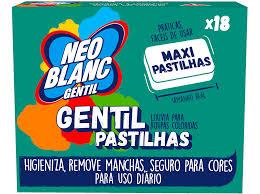 Lixivia Gentil Pastilhass 18Un - NEOBLANC