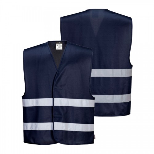 Colete Trabalho Azul c/Reflectores L/XL/XXL
