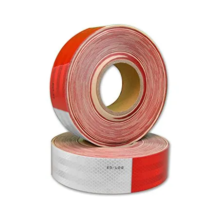 Fita Sinaliz/Reflect Autocolante Vrm/Bco-HIGHPOWER