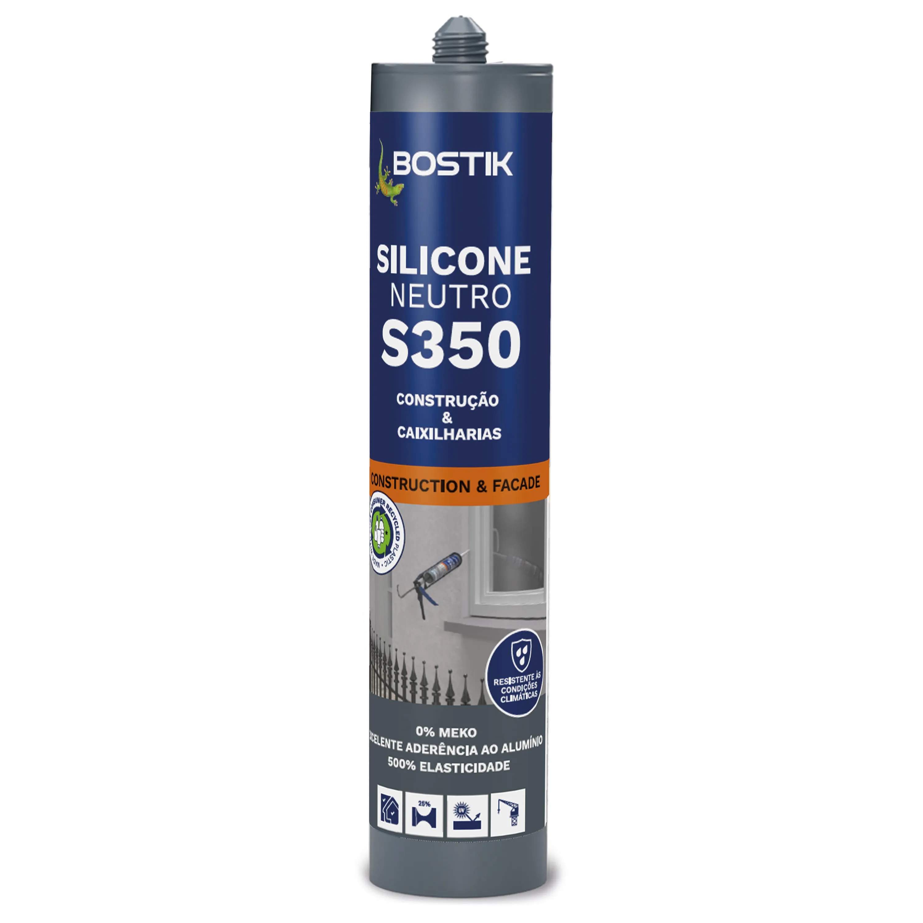 Silicone Neutro S350 Transp 300ml - BOSTIK