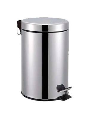 Balde Wc 12 Litros c/Pedal Inox - BERILO